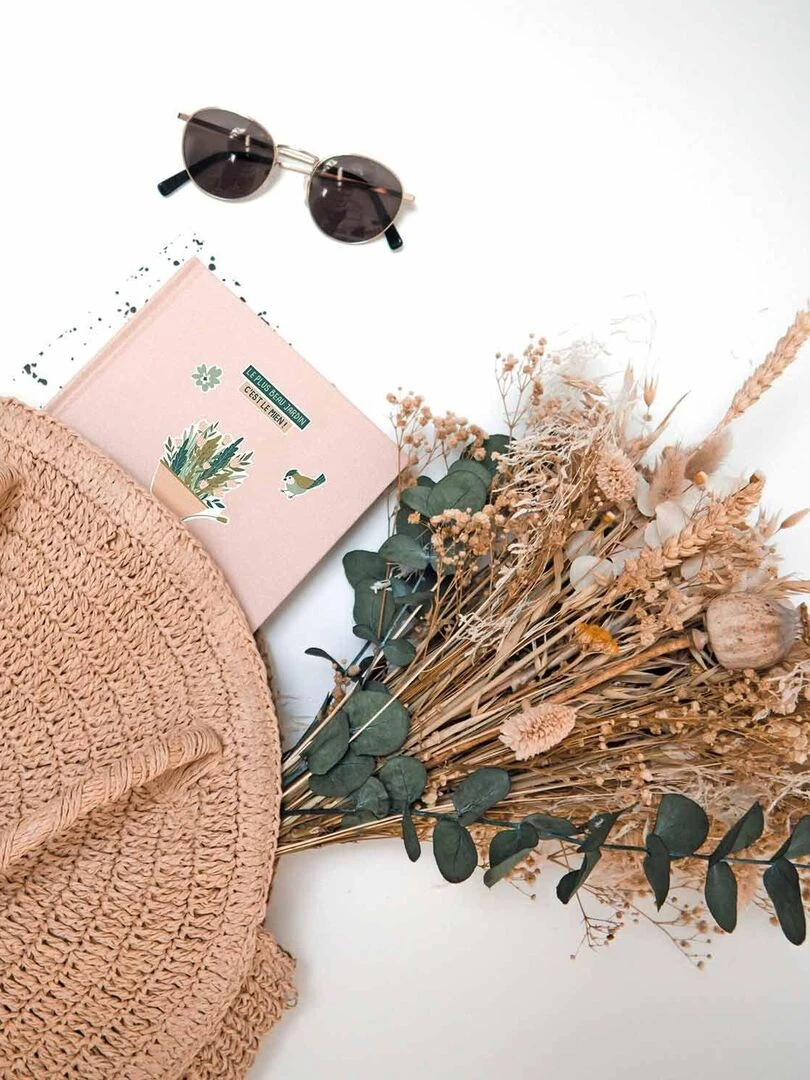 Carnet de jardinage + stickers jardin   N/A