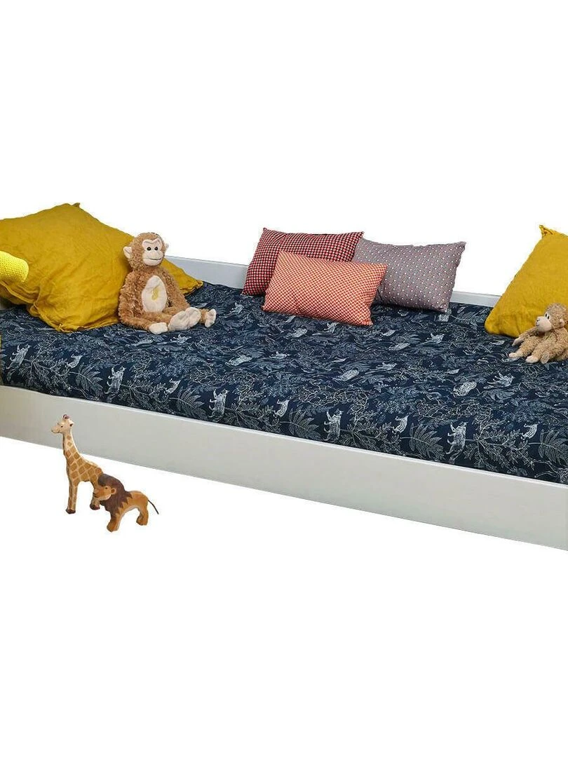 Pack lit enfant avec matelas Harpe   AKITEN RETAIL   Blanc Blanc