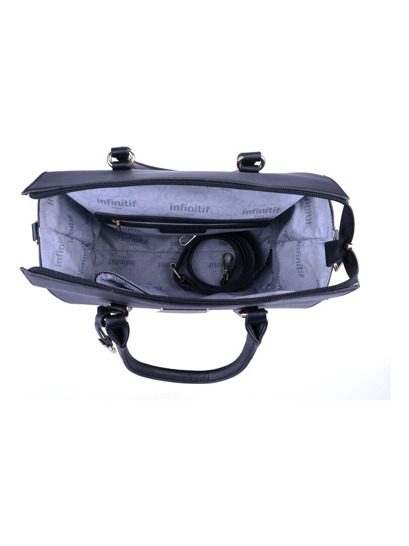 INFINITIF   SAC A MAIN MAUVE   Noir