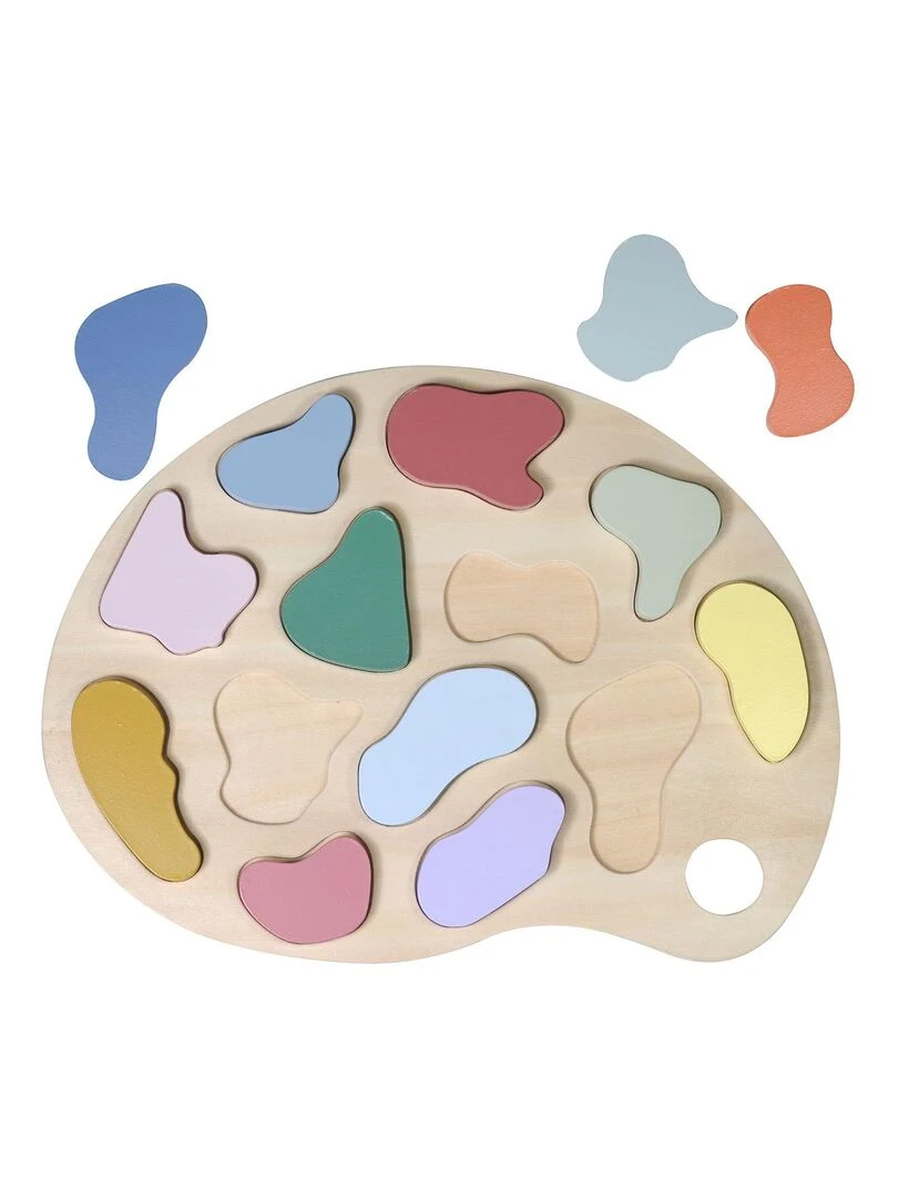 Jeu' de'eveil   Puzzle à encastrer  Couleurs   N/A
