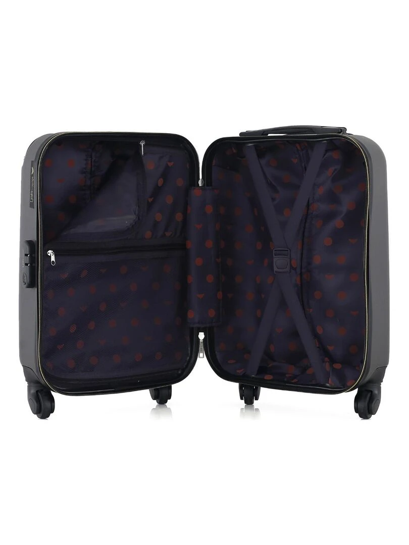 LPB LUGGAGE   VALISE CABINE ABS AMELIE E 4 ROUES 50 CM   Gris foncé