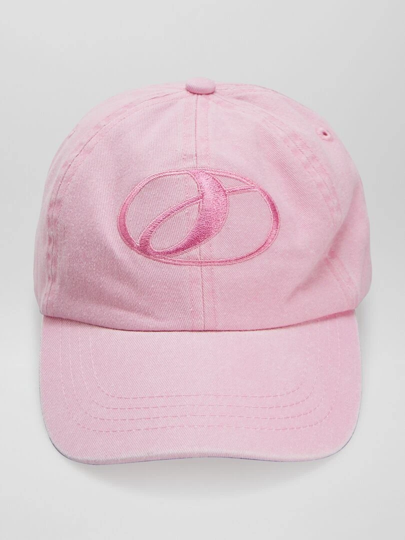 Casquette en toile Rose