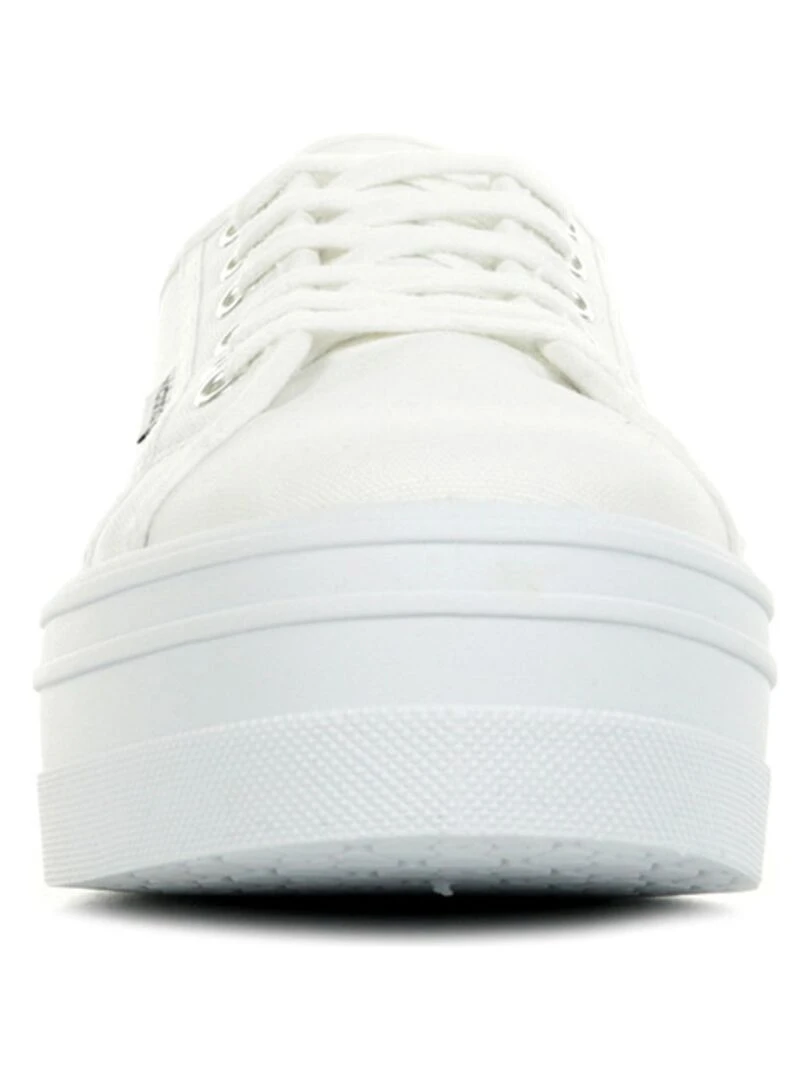 Baskets Victoria Basket Lona Plataforma   Blanc