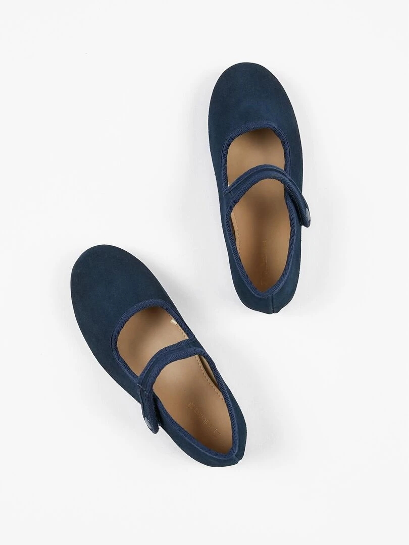 Ballerines en Cuir Fille ALPINE LUXURY Bleu foncé
