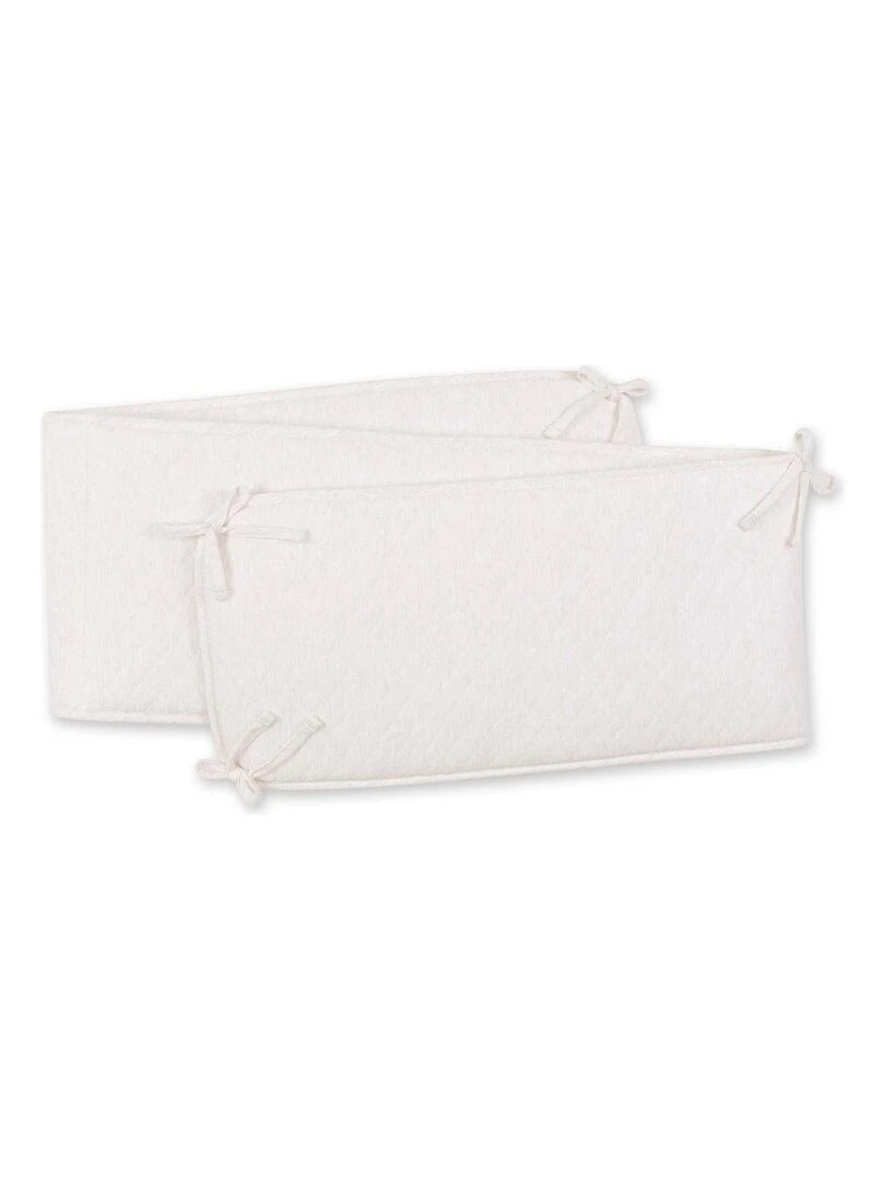 Bemini Tour de lit et parc Pady quilted jersey Beige chiné