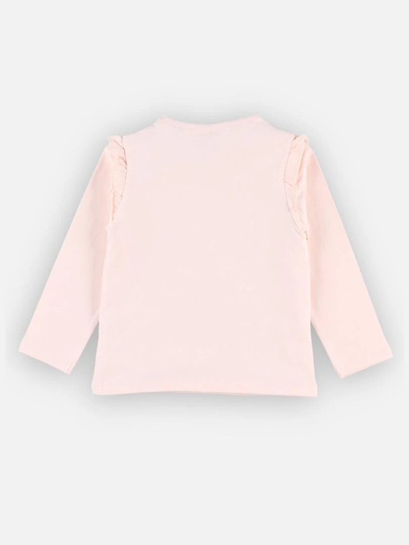 T shirt longues manches imprimé bambi clair Noukie's Rose