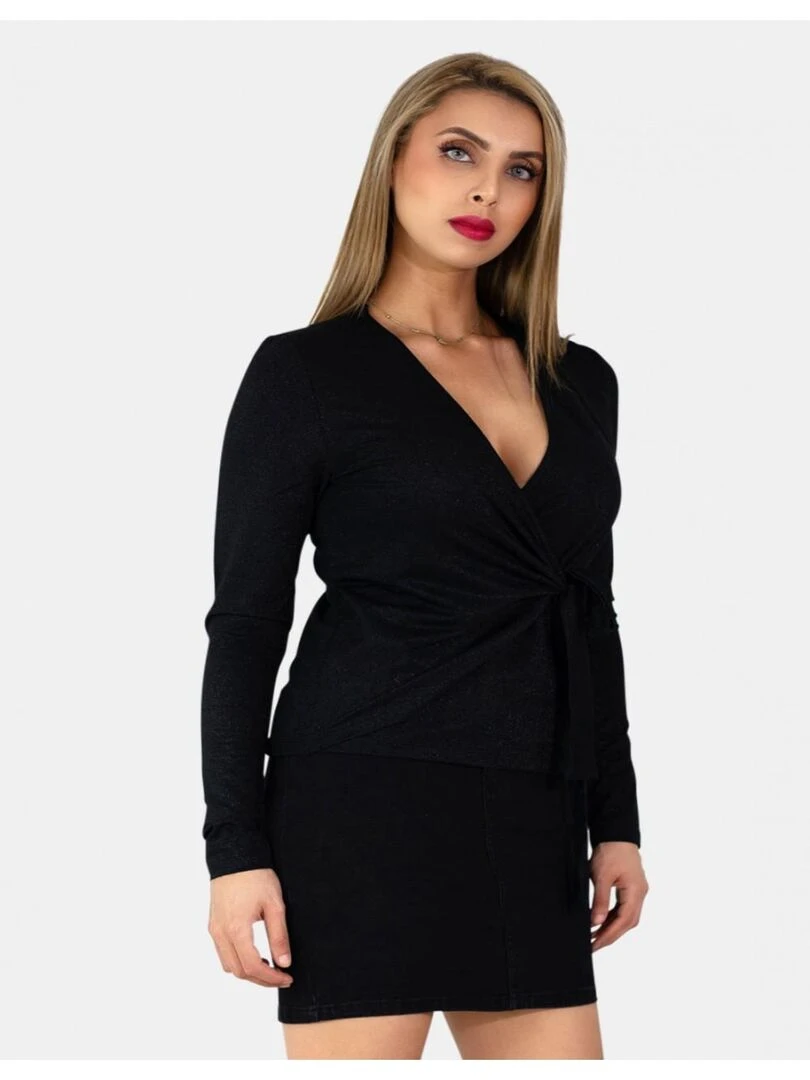 Blouse Kebello   Noir Noir