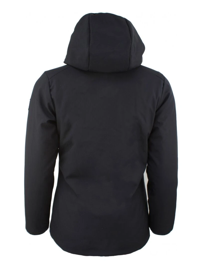 Parka réversible de ski femme ASARIO Noir Rouge