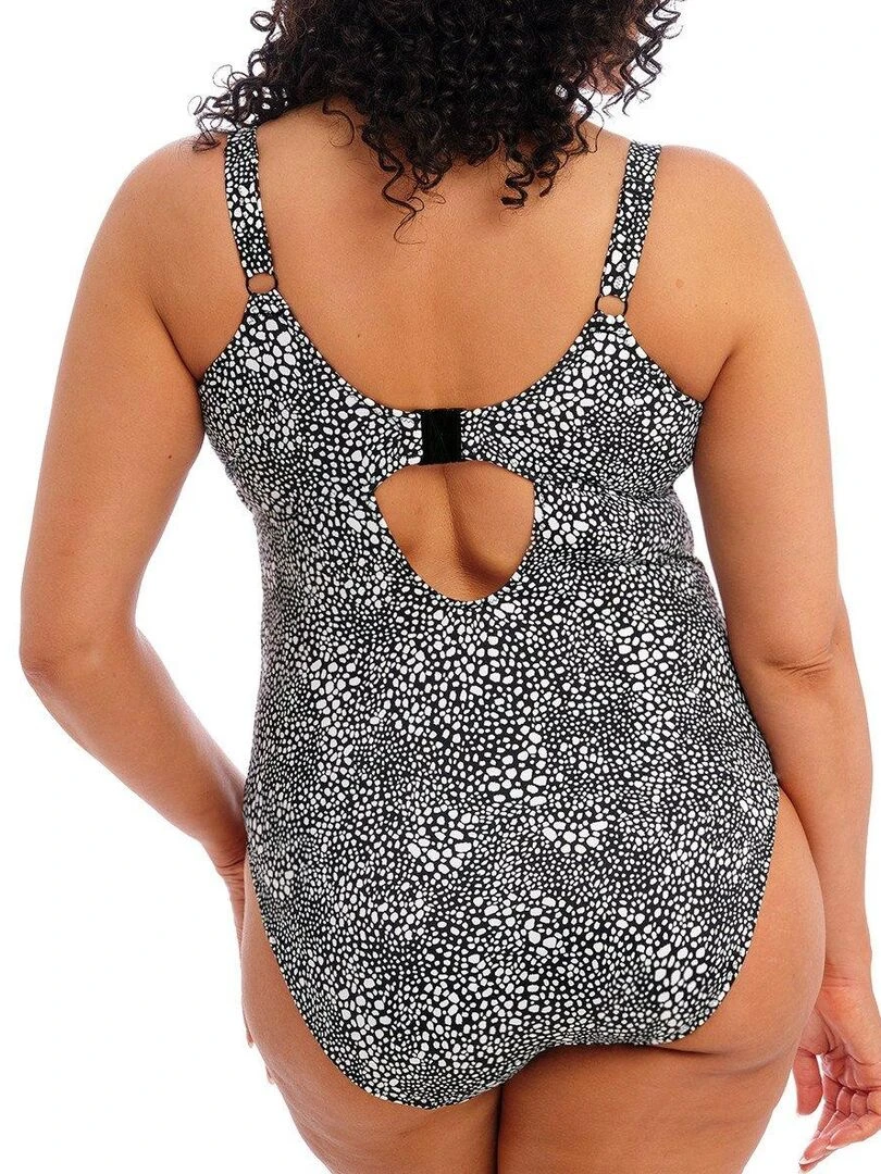 Maillot 1 pièce grande taille sans armatures Pebble cove   Noir