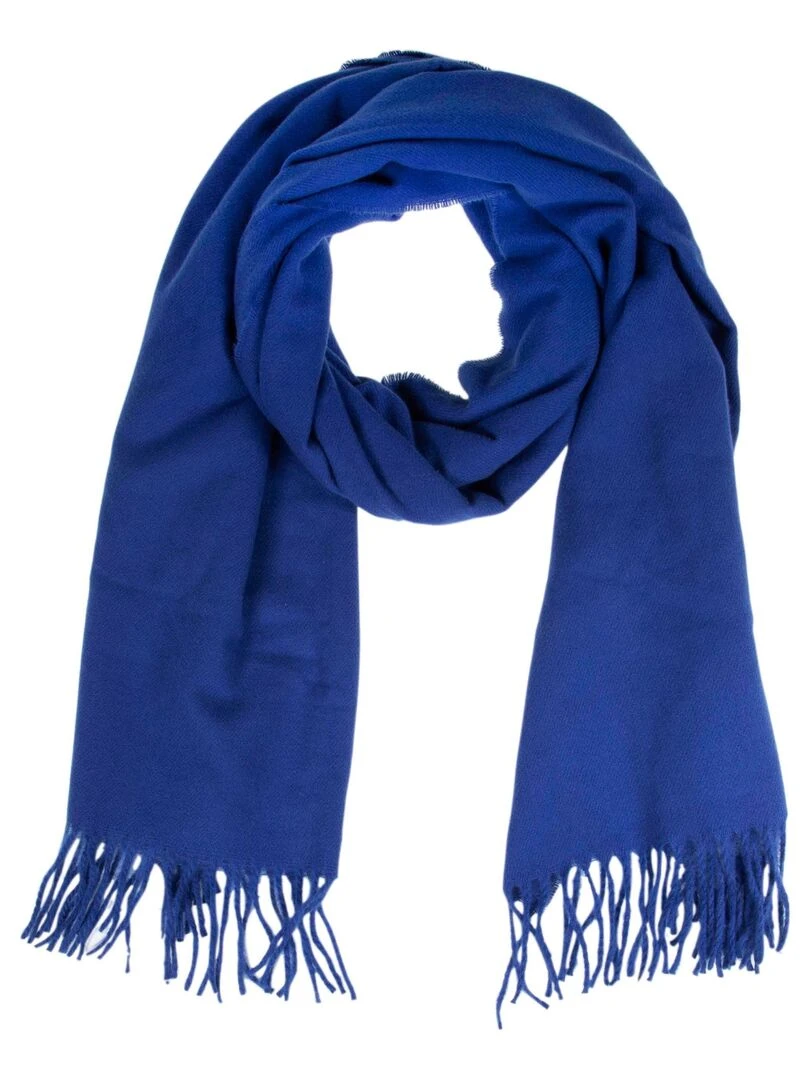 Écharpe plaid Femme Soft Touch Bleu Roi Bleu roi