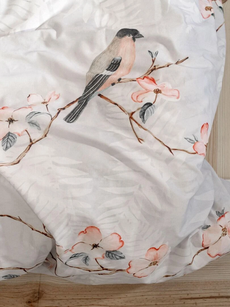 Housse de couette Ohara "Happyfriday"   Blanc