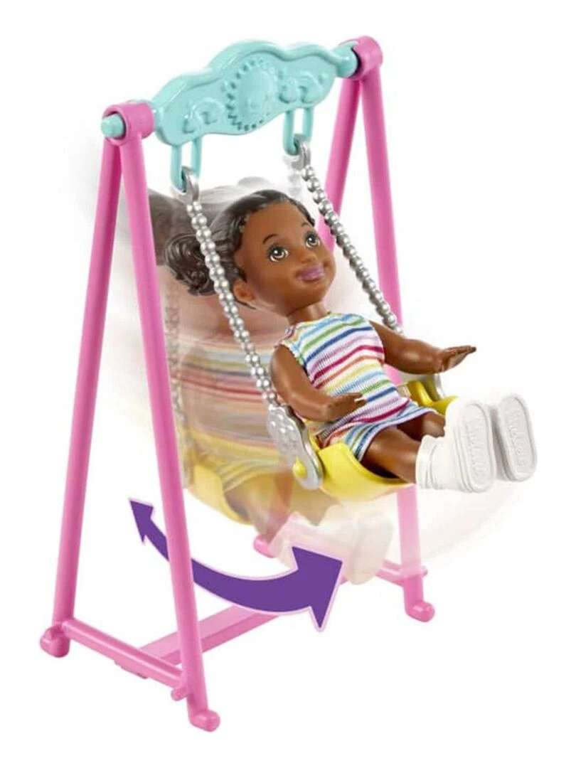 Coffret Barbie Skipper Aire De Jeu   N/A