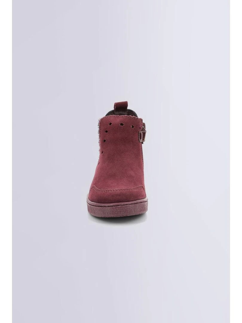 Boots Cuir Blanou   Bordeaux
