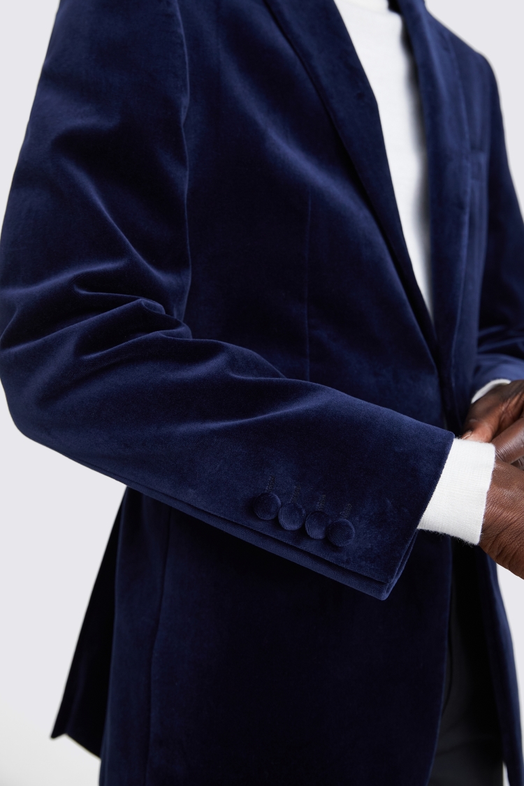 Regular Fit Olive Velvet Jacket   Buy Online at Moss