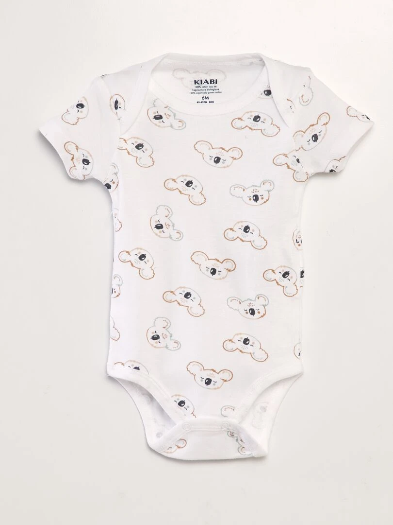 Lot de 3 bodies   Blanc