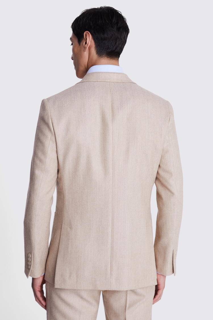 Tailored Fit Camel Twill Jacket   Buy Online at Moss