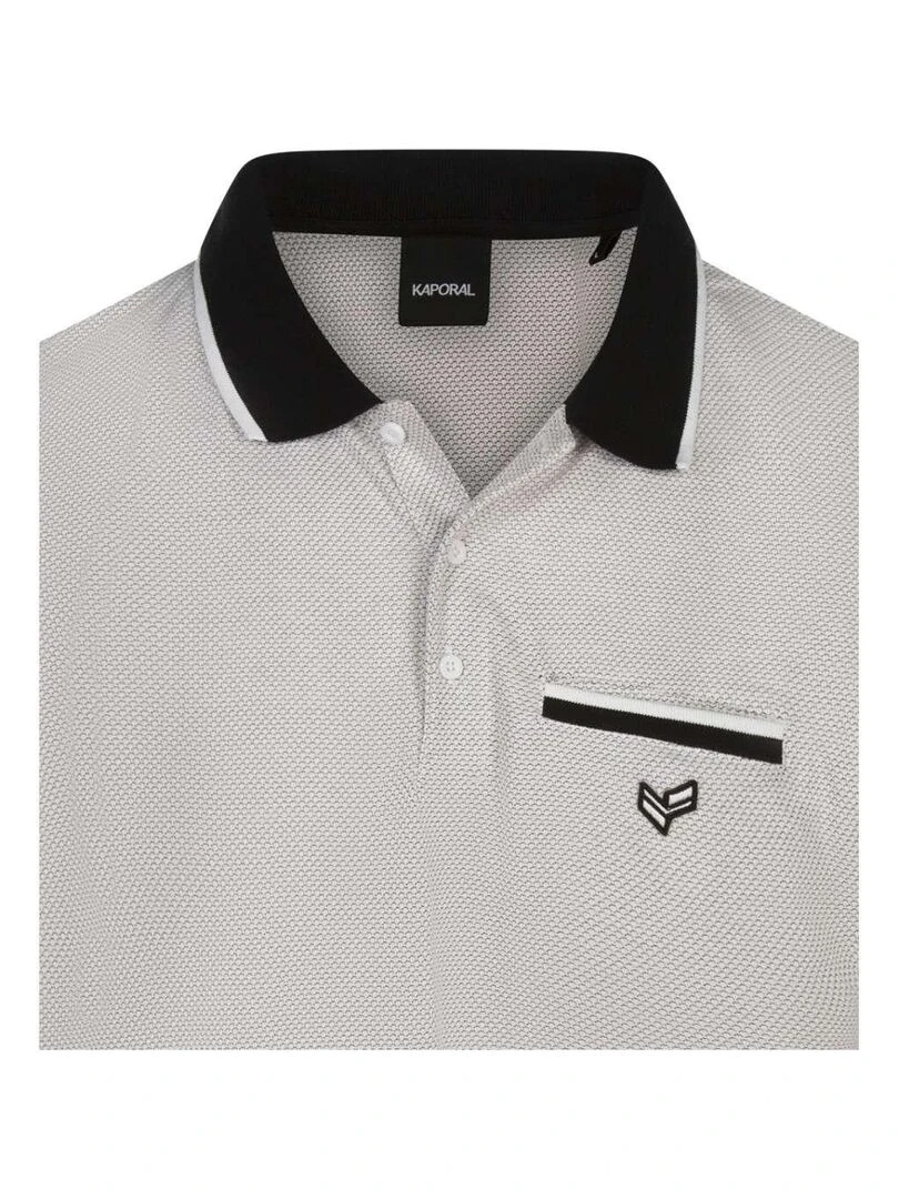 KAPORAL   Polo en maille piqué   Blanc