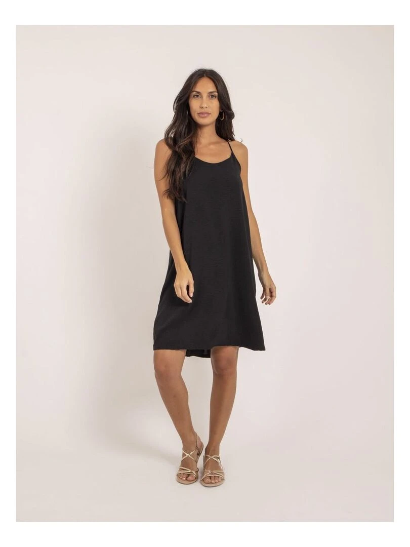 Robe courte IZOLDA   Noir