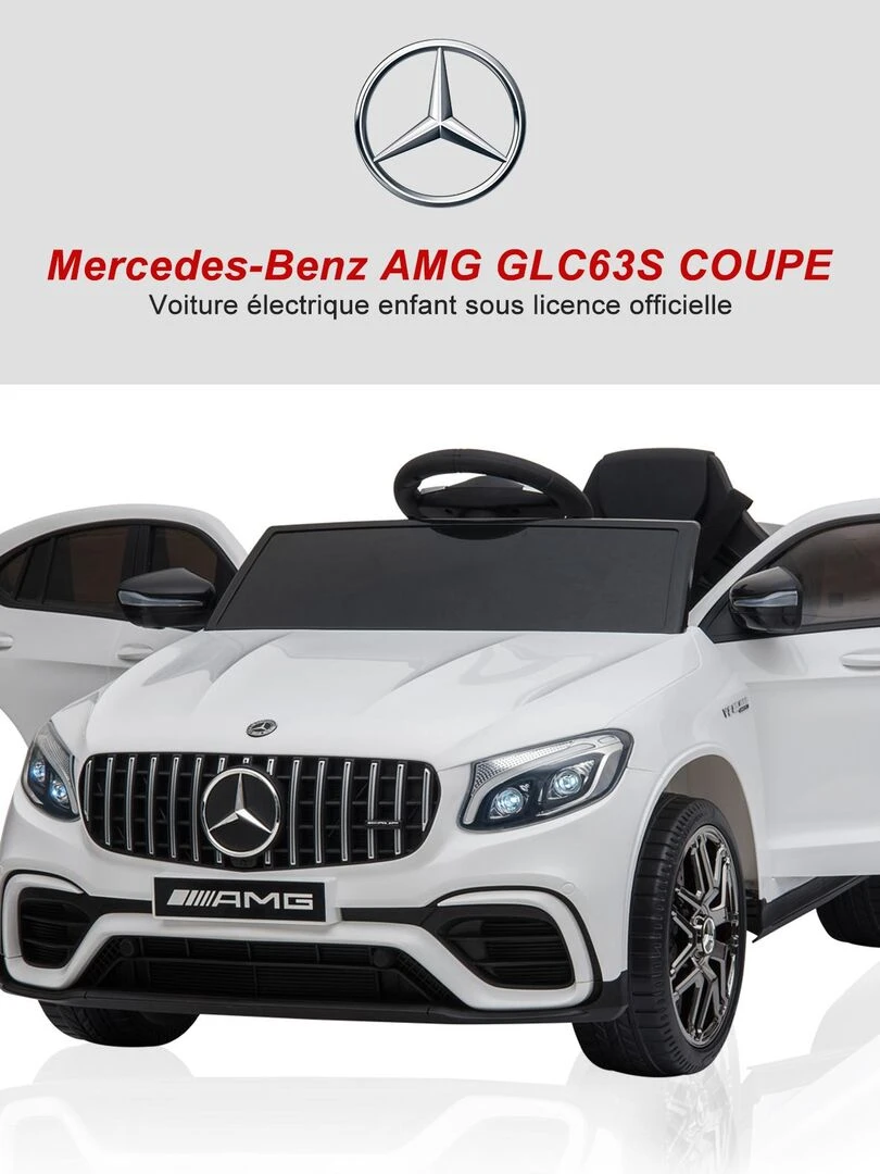 Voiture électrique enfant Mercedes GLC AMG   Blanc