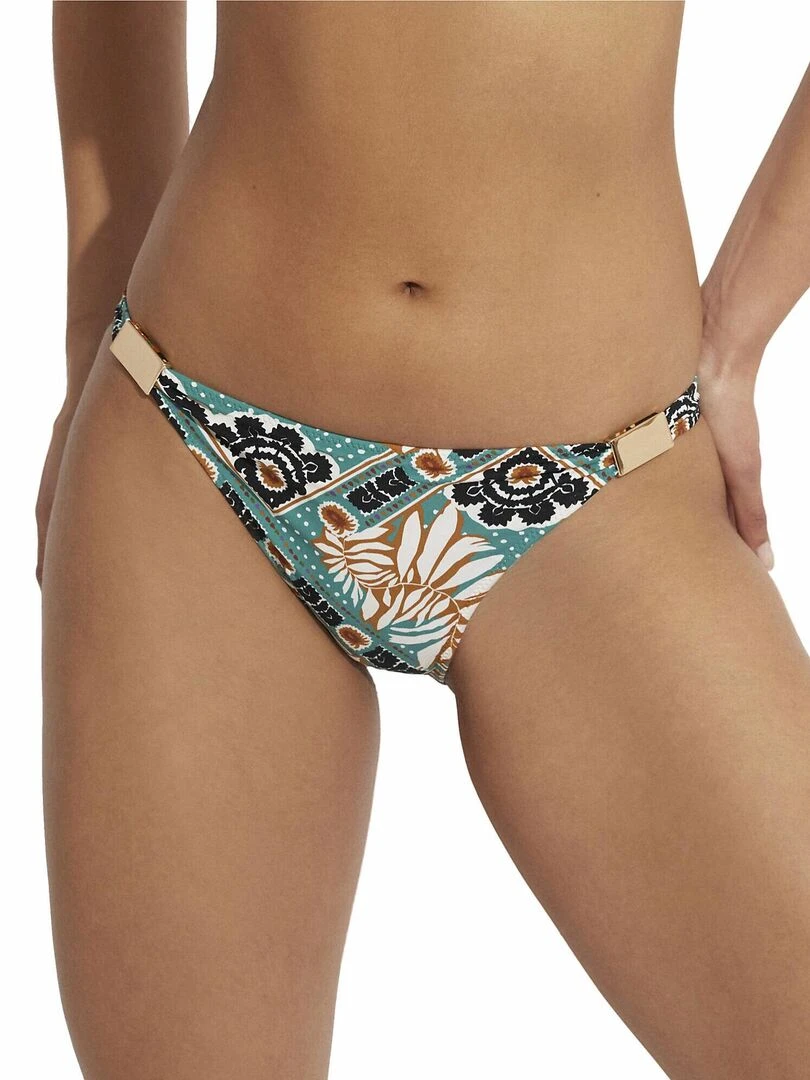 Bas maillot slip de bain taille basse Bari Vert