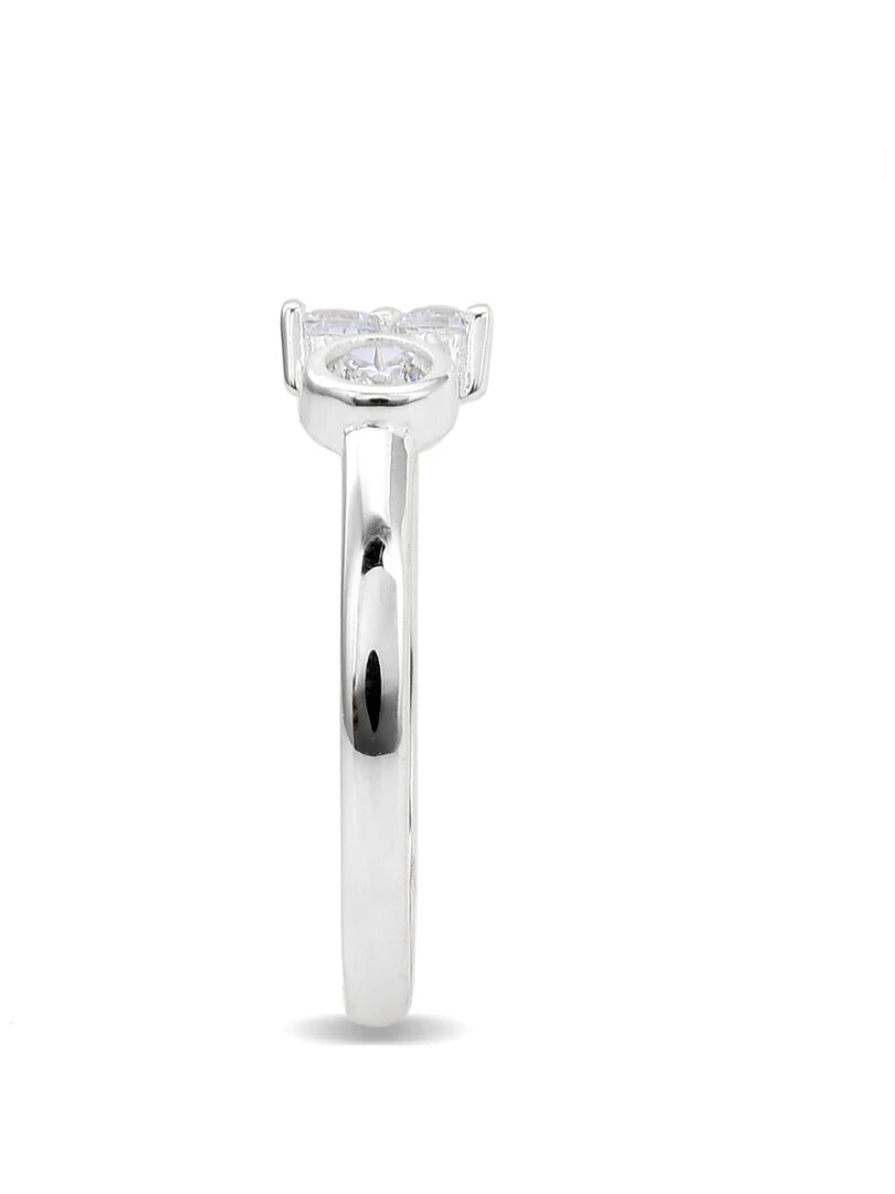 Bague Lialt  argent sterling 925 et zircons rhodiés brillants   Argent