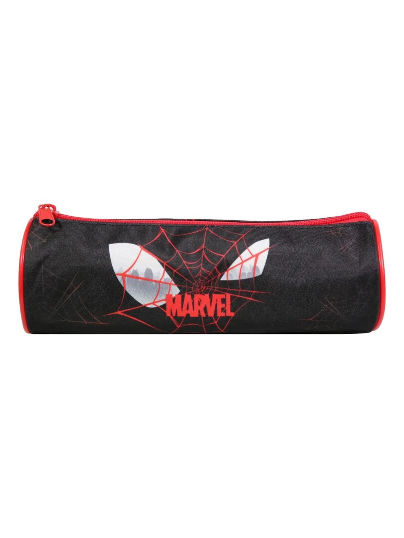 BAGTROTTER Trousse scolaire ronde Marvel Spider Man Noire Noir