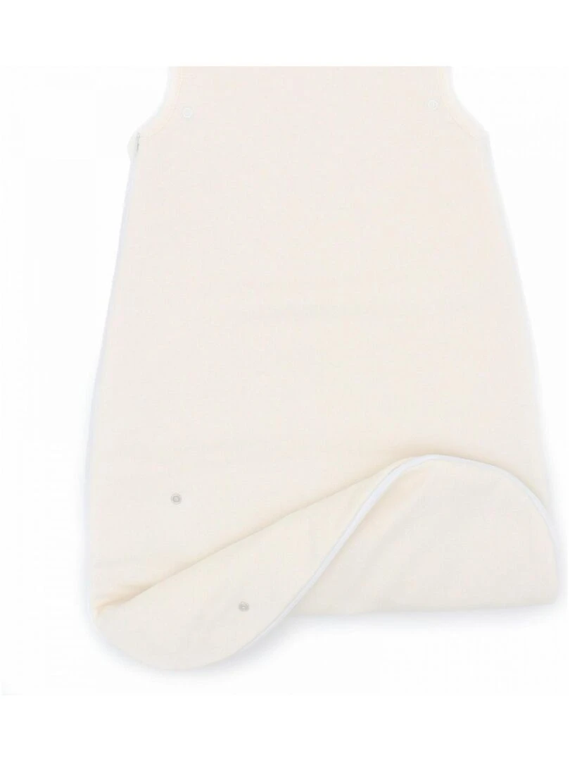 Gigoteuse Mi saison Évolutive 3 6 mois en Coton Bio Crème   Blanc cassé