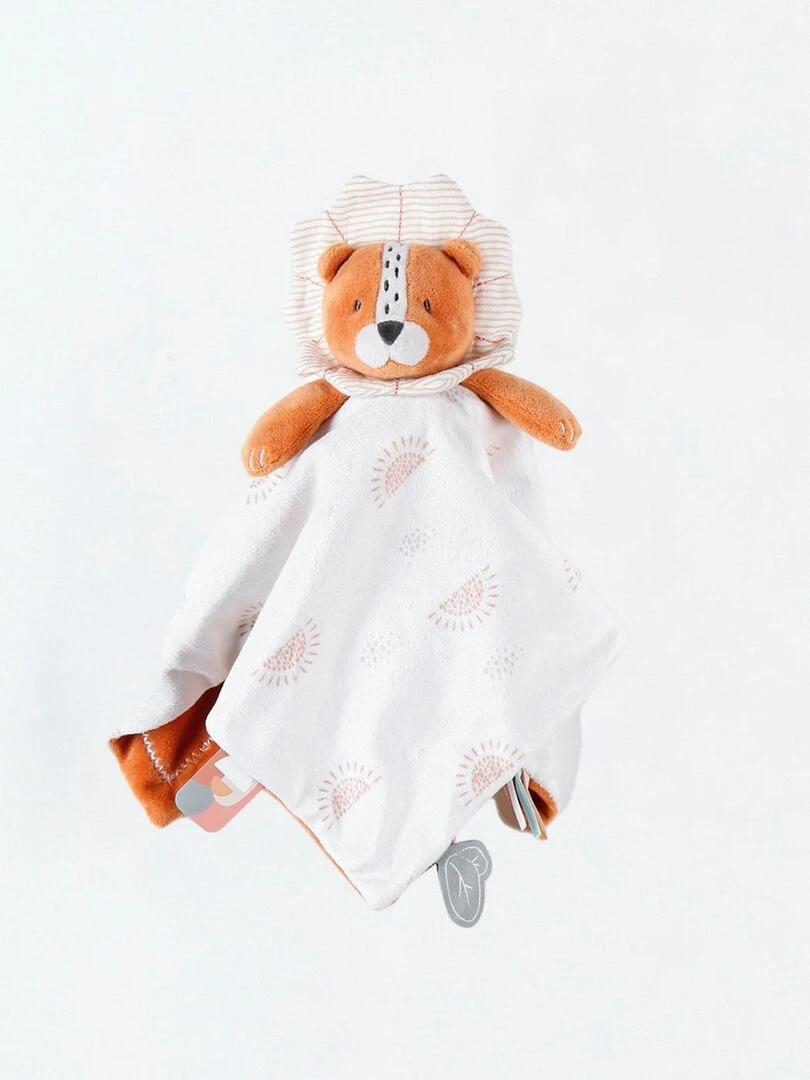 Doudou jour & nuit Babou caramel/écru Blanc
