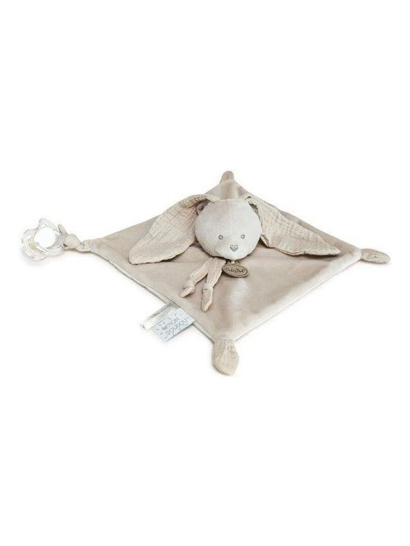 Doudou Babynat Lapin lange Beige plat bn0618 Beige