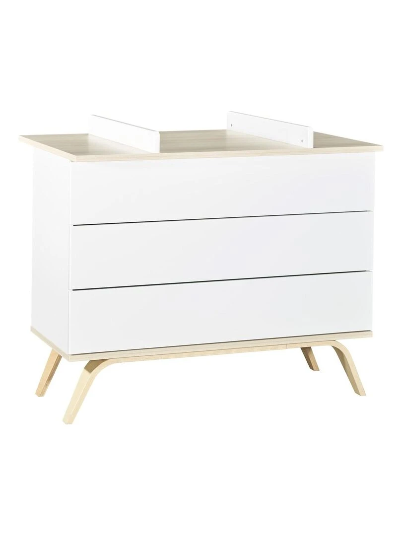 Plan à langer pour commode en bois beige   SAUTHON   Beige