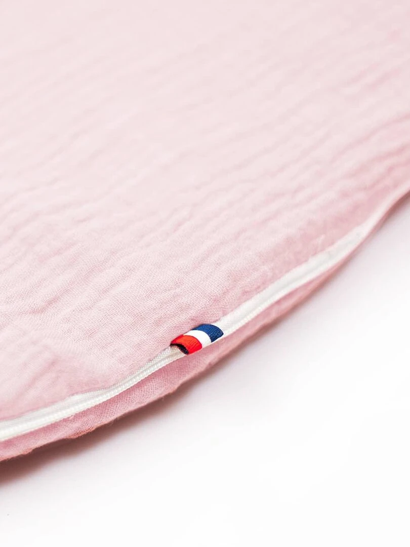 Gigoteuse sans manches en gaze de coton  Jeanne   Vieux rose