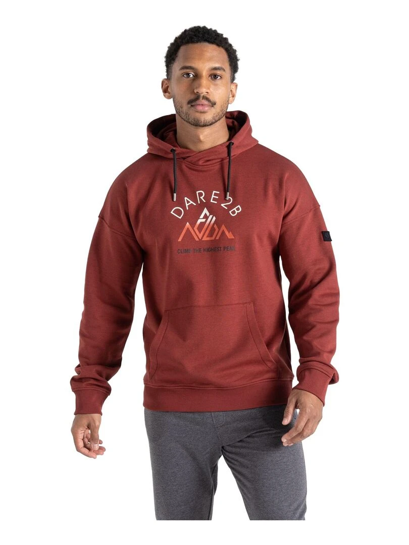 Dare 2B   Sweat à capuche DISTINCTLY   Rouge brique