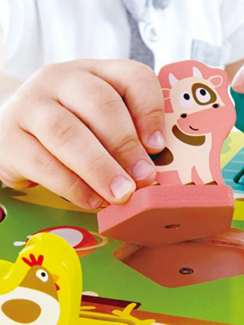 Puzzle À Encastrement Sonore La Ferme (6 Pièces)   N/A