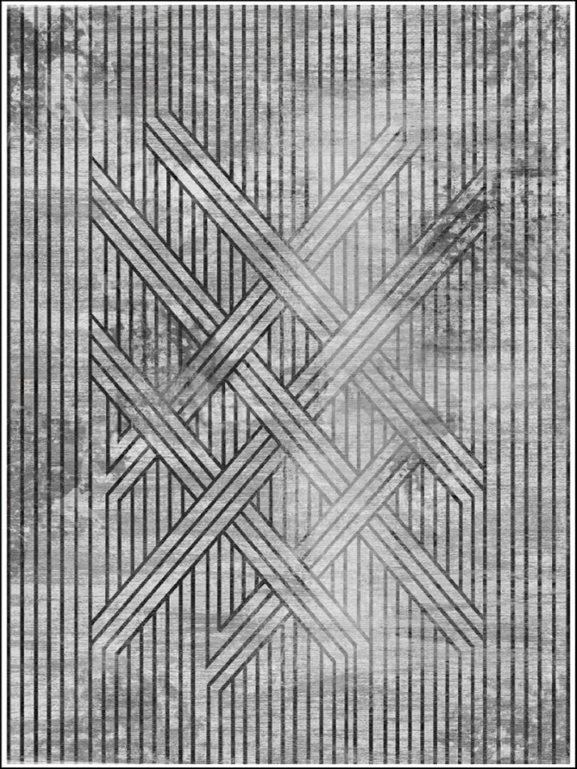 Tapis FISUN Gris Gris