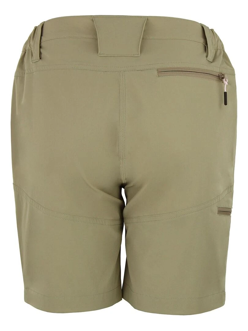 Short de randonnée femme ASSOR PEAK MOUNTAIN Beige