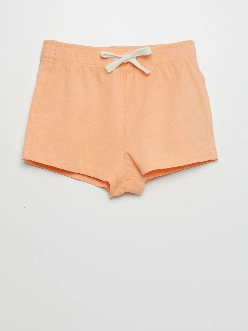 Lot de 2 shorts en jersey Orange