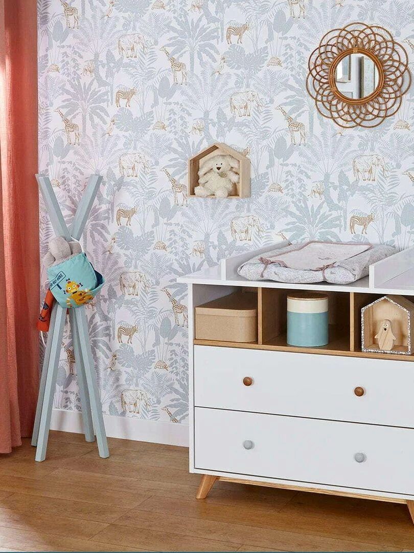 Commode bébé Kombu AKITEN RETAIL Blanc Marron