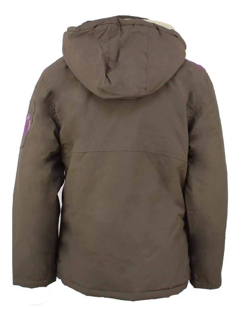 Parka de ski fille FADIKA PEAK MOUNTAIN Gris taupe