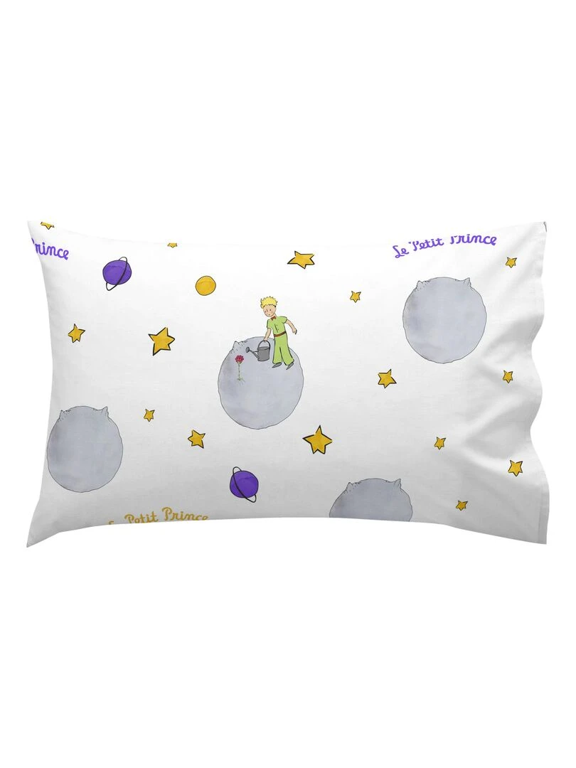 Parure housse de couette 2 pièces Accolade "Happyfriday"   Blanc