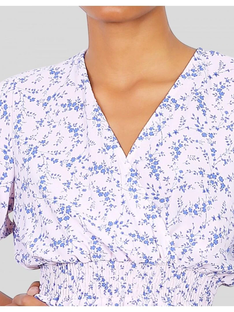 Robe courte Kebello   Violet