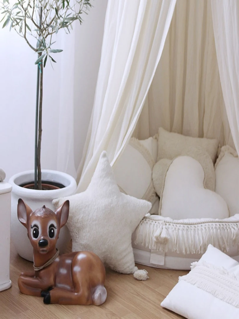 Tapis De Jeu Cocon Vanille Boho   Ecru