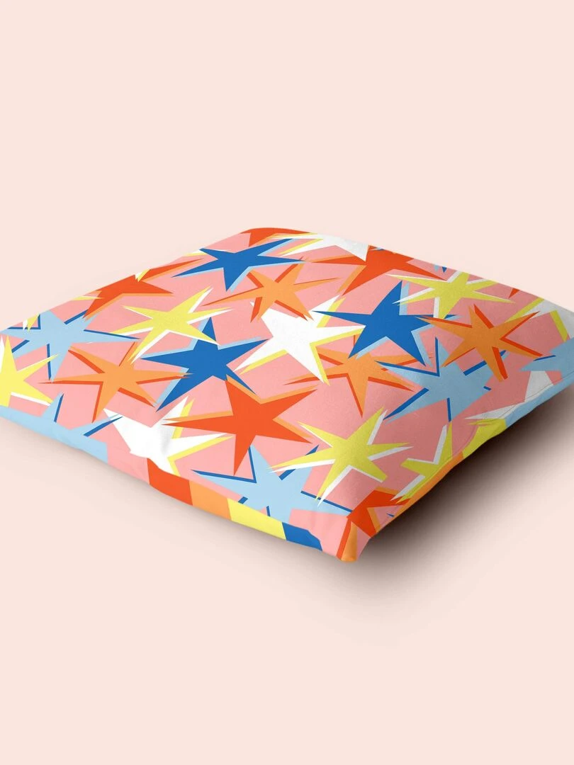 Housse de coussin décoratif Do it "Happyfriday"   Blanc