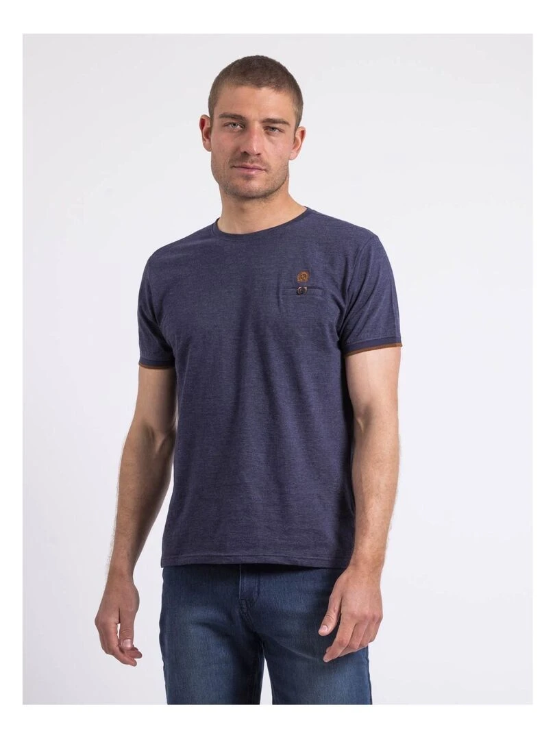 T shirt col rond NAKOTOC Bleu marine