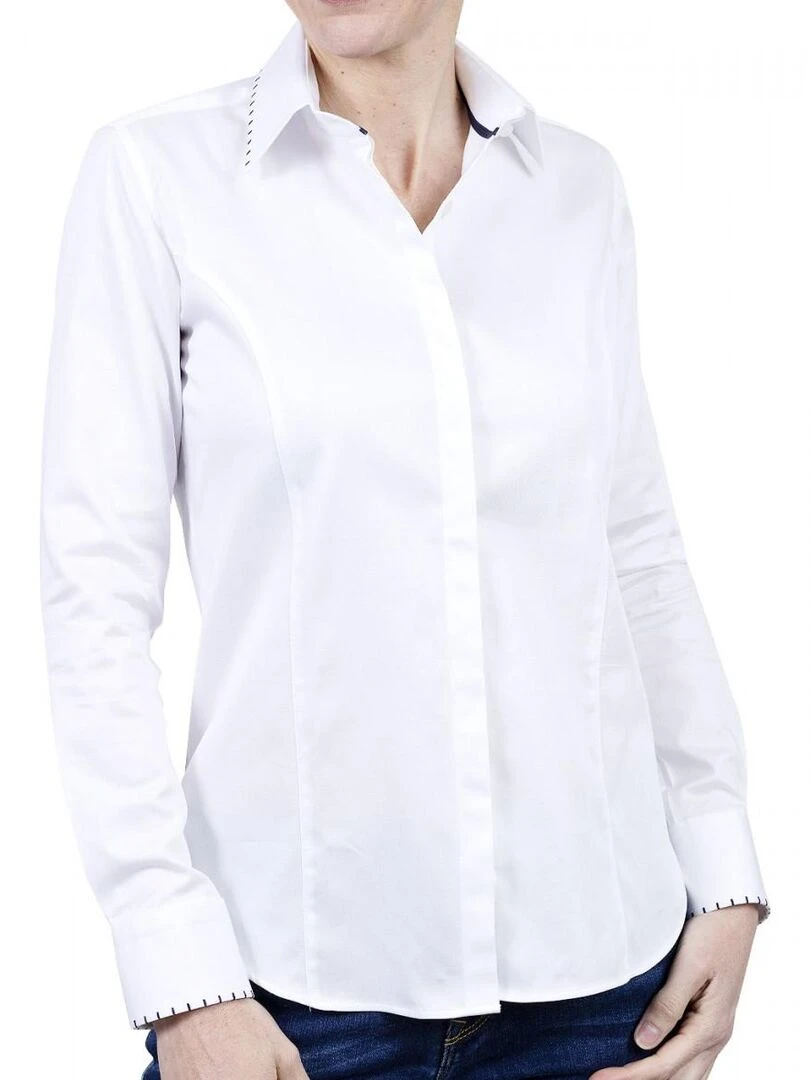 Chemise femme mode MARINA Blanc