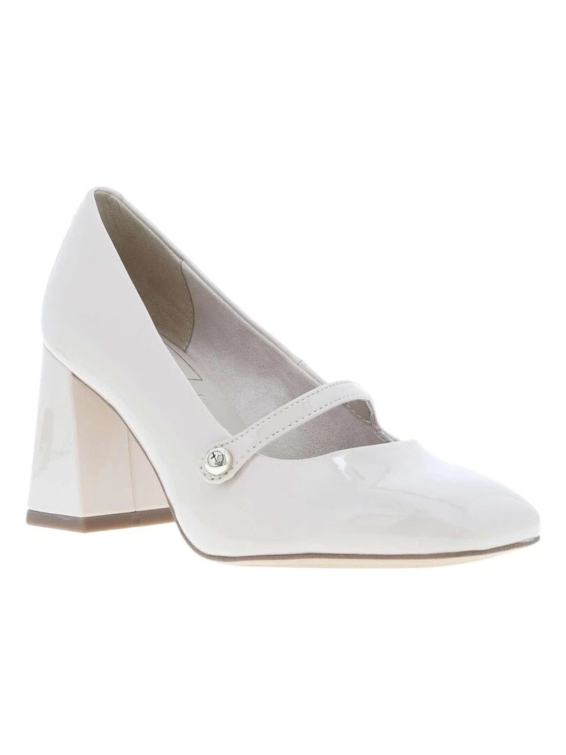 TAMARIS Escarpins talon décroché haut Beige