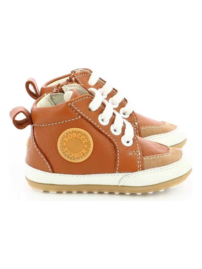Sneakers hautes Cuir Migo Marron