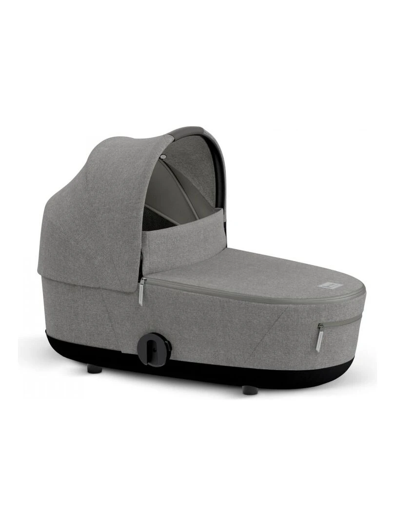 Nacelle luxueuse pour poussette Mios 3 Manhattan mid grey Gris