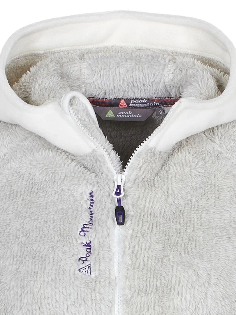 Blouson polaire femme ALMERIA   Blanc