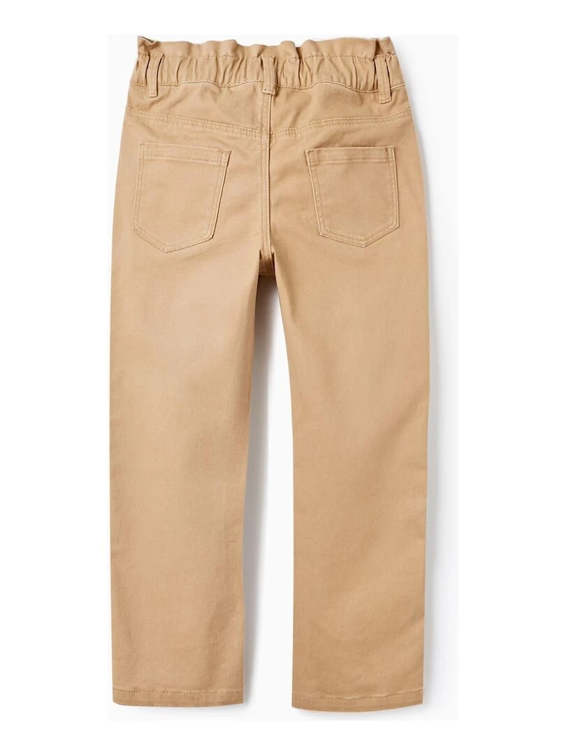 Pantalon en sergé de coton pour fille SICILIAN DAYS Beige clair