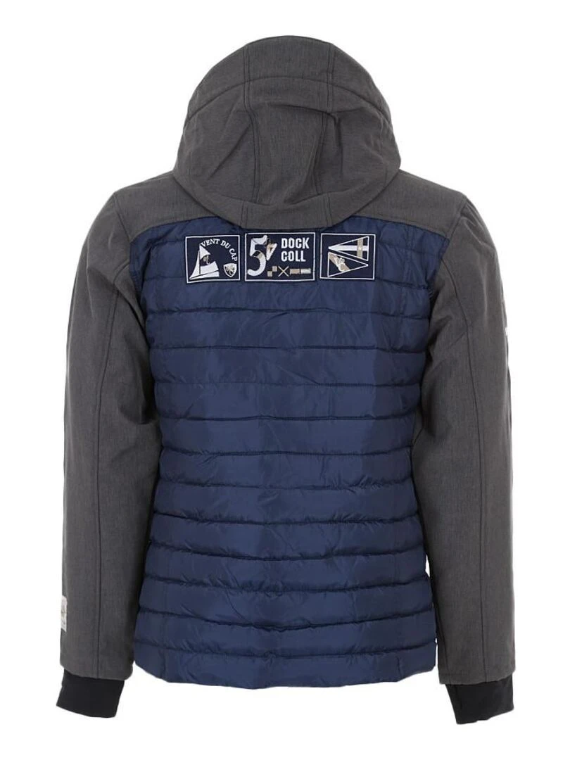 Blouson softshell homme CANDREI VENT DU CAP Bleu marine